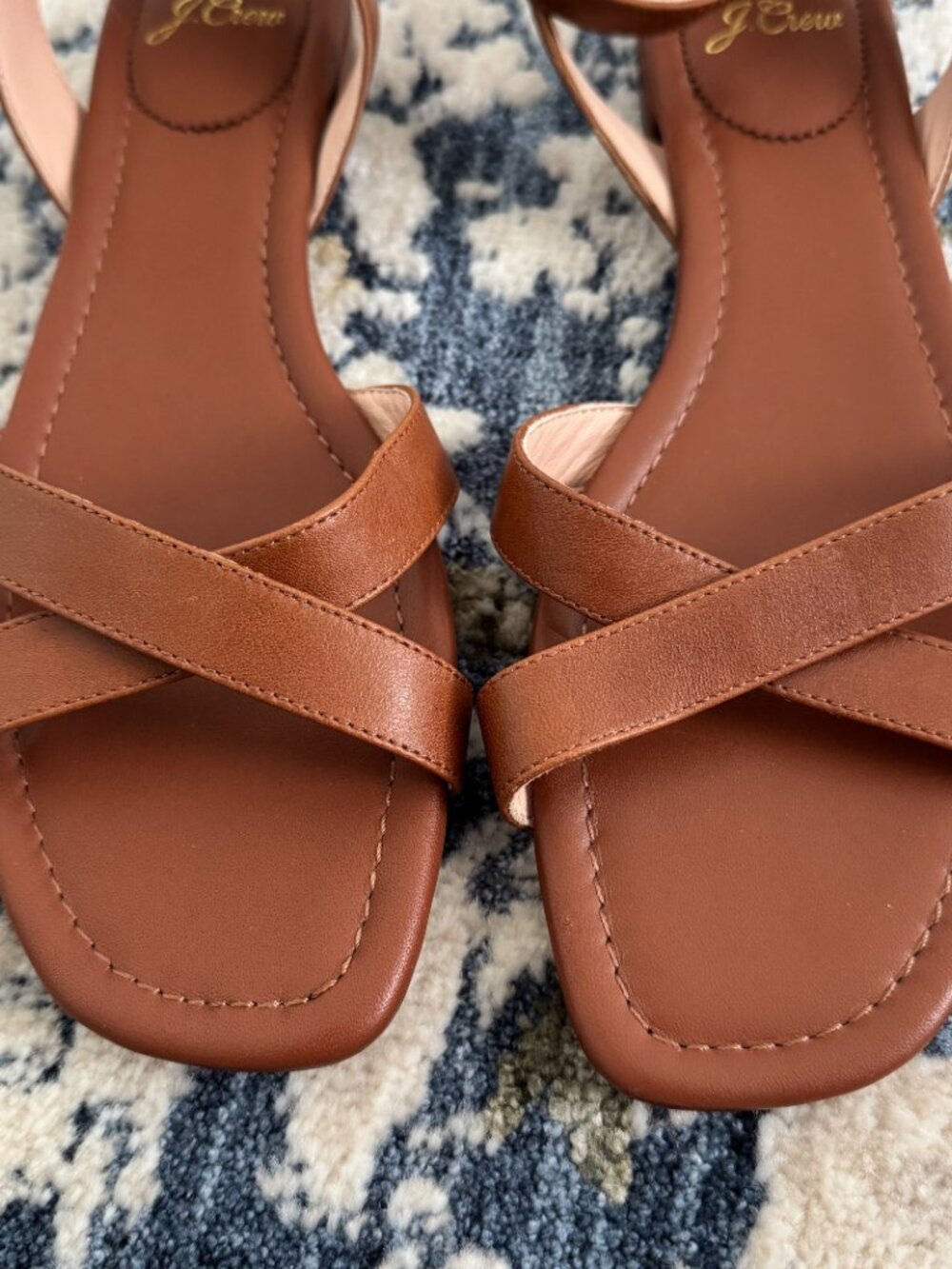 J.Crew Abbie Cross Strap Sandal | Size 9 | BRAND NEW - Picture 3 of 14